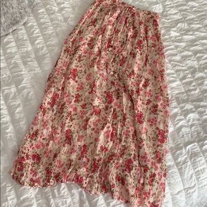 Mid length skirt